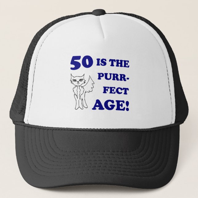 Gorra De Camionero Cute 50.º regalo de cumpleaños (Anverso)