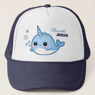 Gorra De Camionero Cute baby narwhal - Personalizado