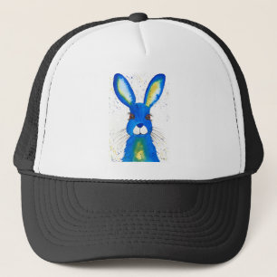 Gorra De Camionero Cute Blue hare