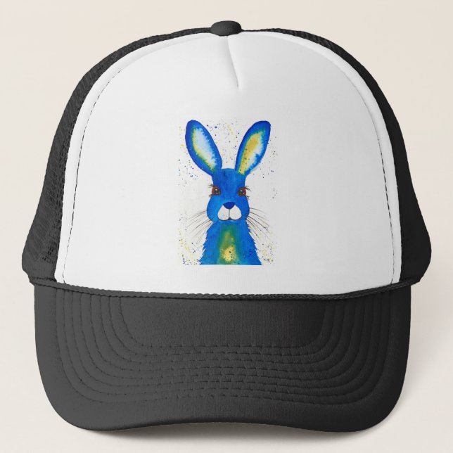 Gorra De Camionero Cute Blue hare (Anverso)