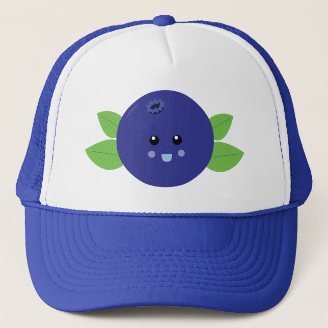 Gorra De Camionero Cute Blueberry (Anverso)