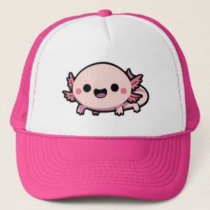 Gorra De Camionero Cute Chibi Axolotl