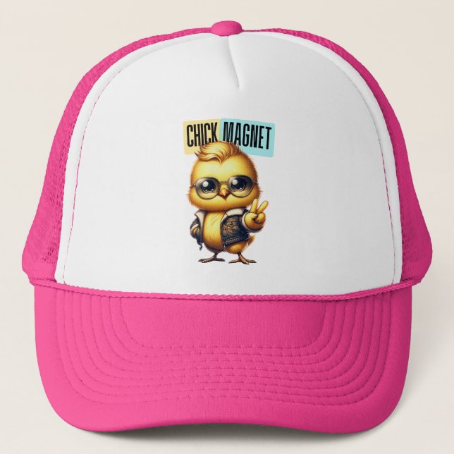 Gorra De Camionero Cute Chick Magnet Funny Easter-54546 (Anverso)