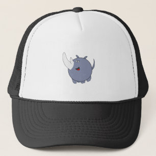 Gorra De Camionero Cute Chubby Rhinoceros