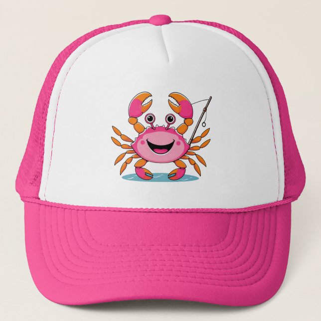 Gorra De Camionero Cute Fishing Crab Cap (Anverso)