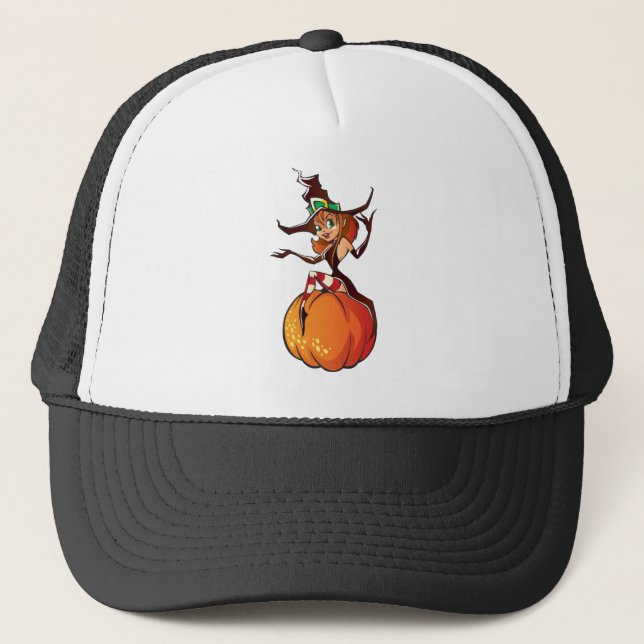 Gorra De Camionero Cute Halloween (Anverso)