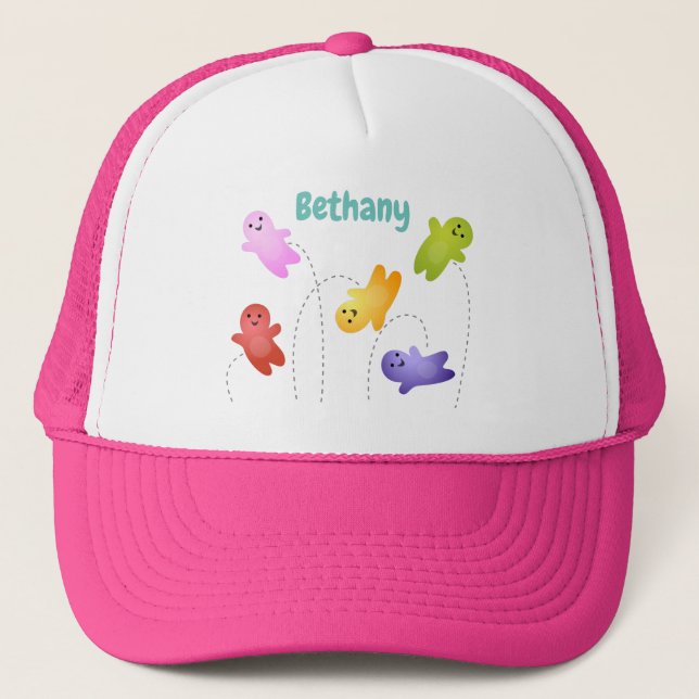 Gorra De Camionero Cute jelly bebés dulces personalizado (Anverso)