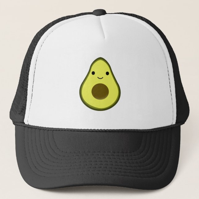 Gorra De Camionero Cute Kawaii Aguacate (Anverso)
