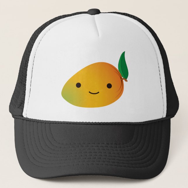 Gorra De Camionero Cute Kawaii Mango (Anverso)