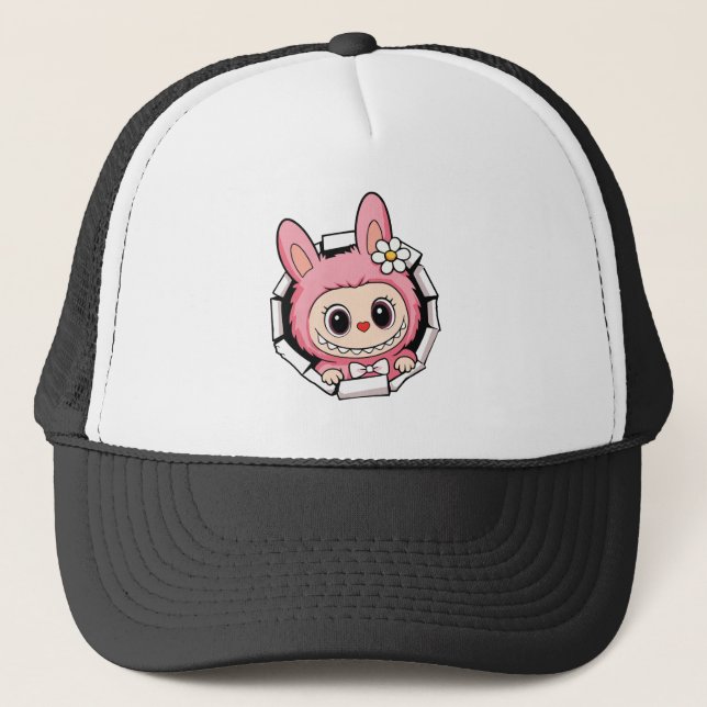 Gorra De Camionero Cute Labubu (Anverso)