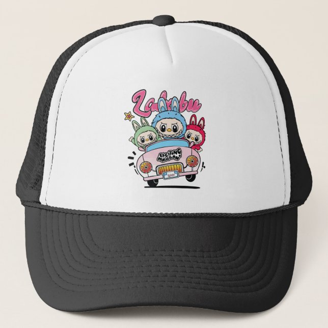 Gorra De Camionero Cute Labubu (Anverso)