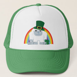 Gorra De Camionero Cute Leprechaun Yeti