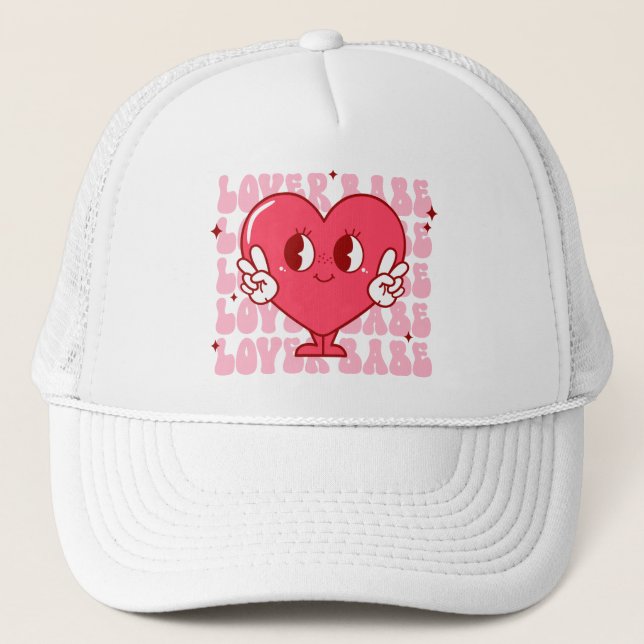 Gorra De Camionero Cute Lover Babe Heart (Anverso)