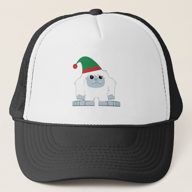 Gorra De Camionero Cute Navidades Elf Yeti (Anverso)