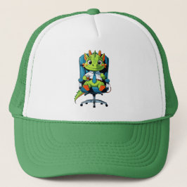 Gorra De Camionero Cute Office Dragon Cap | Funny Cartoon Hat