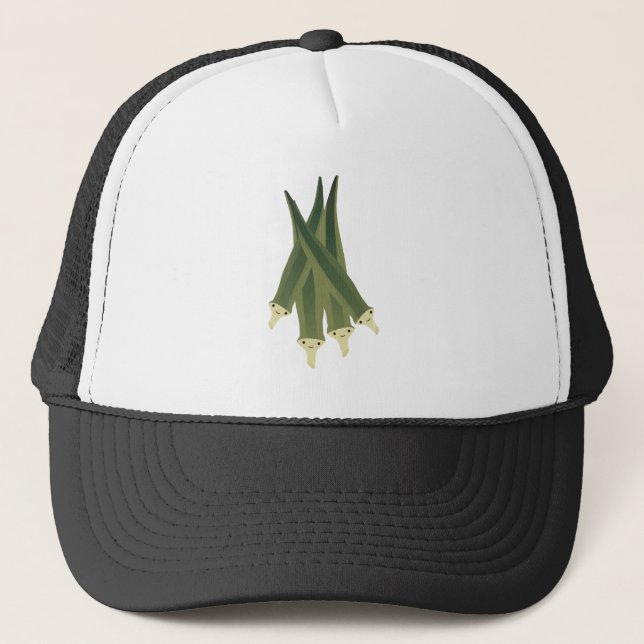 Gorra De Camionero Cute Okra (Anverso)
