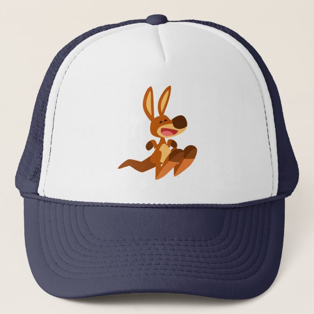 Gorra De Camionero Cute Personalizado Kangaroo Joey (Anverso)