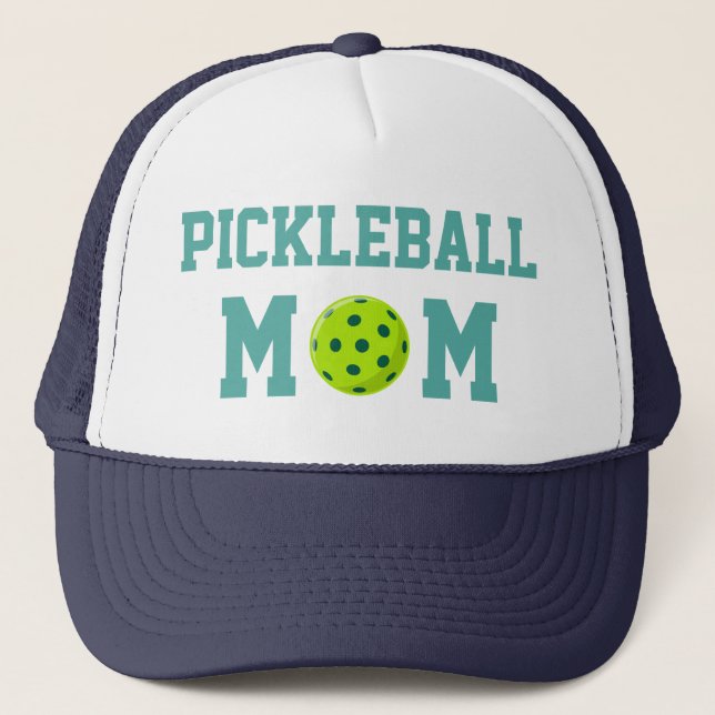 Gorra De Camionero Cute Pickleball Mom (Anverso)