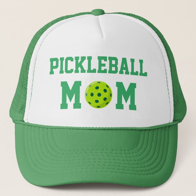 Gorra De Camionero Cute Pickleball Mom (Anverso)