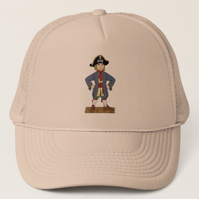 Gorra De Camionero Cute Pirate Lad (Anverso)