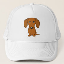 Cute Red Dachshund | Divertido Personalizado Wiene
