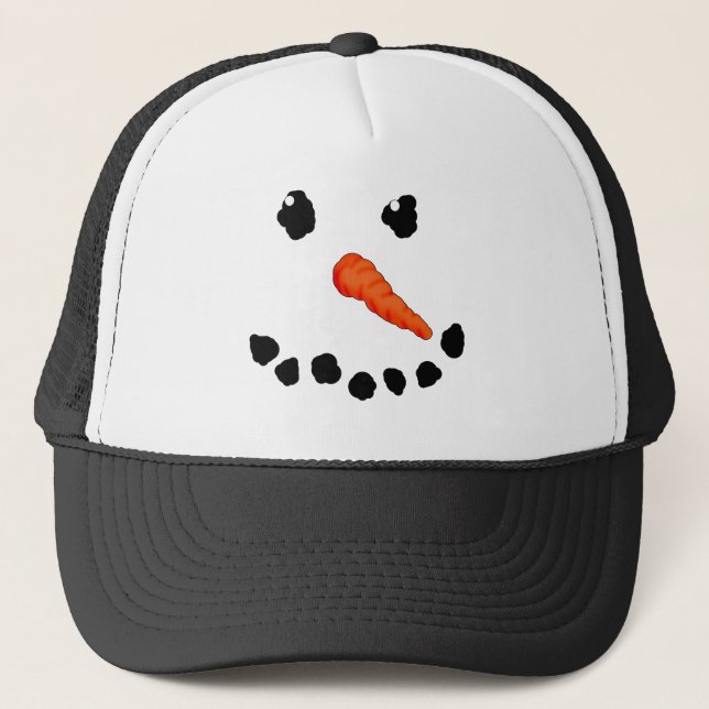 Gorra De Camionero Cute Snowman (Anverso)