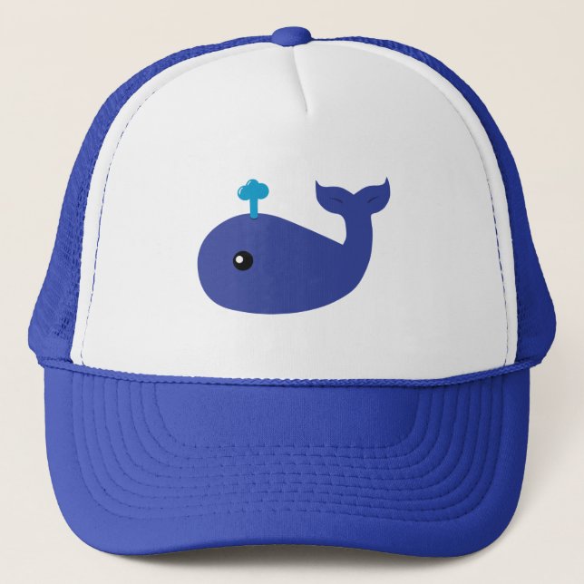 Gorra De Camionero Cute Whale (Anverso)