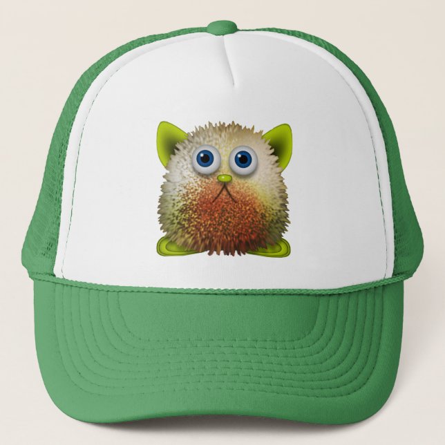 Gorra De Camionero Cute y difuso caricatura de arte para todos (Anverso)