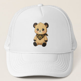Gorra De Camionero Cute Yellow and Black Ancap Teddy Bear
