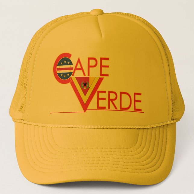 Gorra De Camionero CV de Cabo Verde (Anverso)