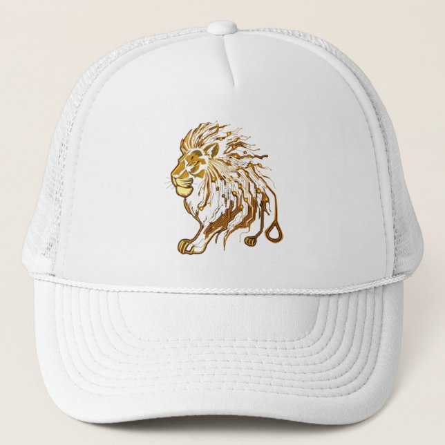 Gorra De Camionero „CyberLion – Die Energie des digitalen Königs“ (Anverso)