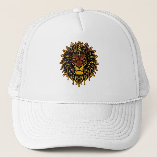 Gorra De Camionero „CyberLion – Die Energie des digitalen Königs“ (Anverso)