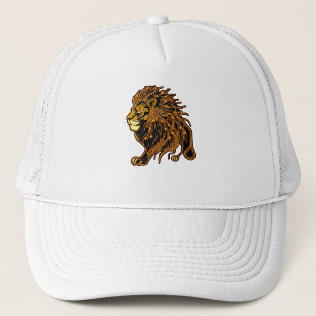 Gorra De Camionero „CyberLion – Die Energie des digitalen Königs“ (Anverso)