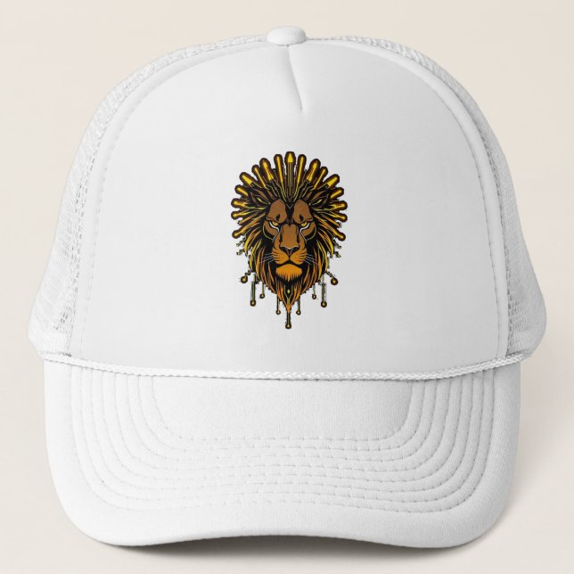 Gorra De Camionero „CyberLion – Die Energie des digitalen Königs“ (Anverso)