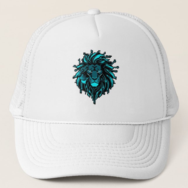 Gorra De Camionero „CyberLion – Die Zukunft hat eine Mähne“ (Anverso)