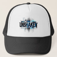 Gorra de camionero cyberpunk 'UNSHAKEN'