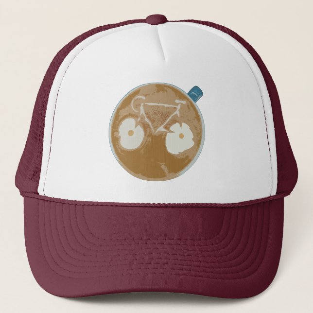 Gorra De Camionero Cycling Latte Art (Anverso)