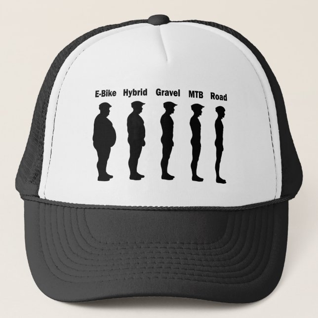 Gorra De Camionero Cyclist Evolution Roadie (Anverso)