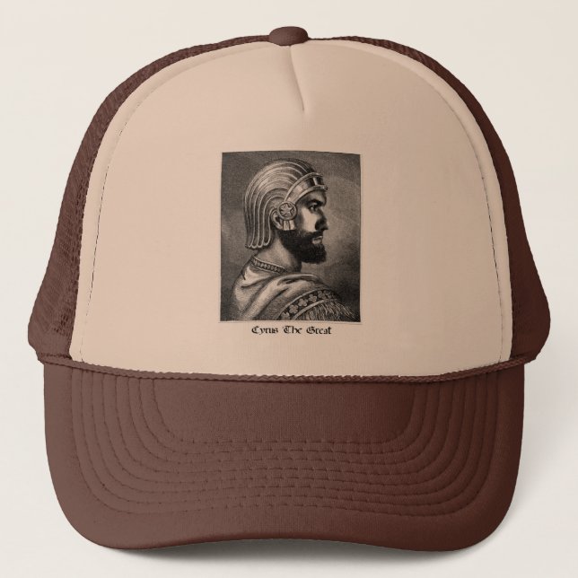 Gorra De Camionero Cyrus la gran mente (Anverso)