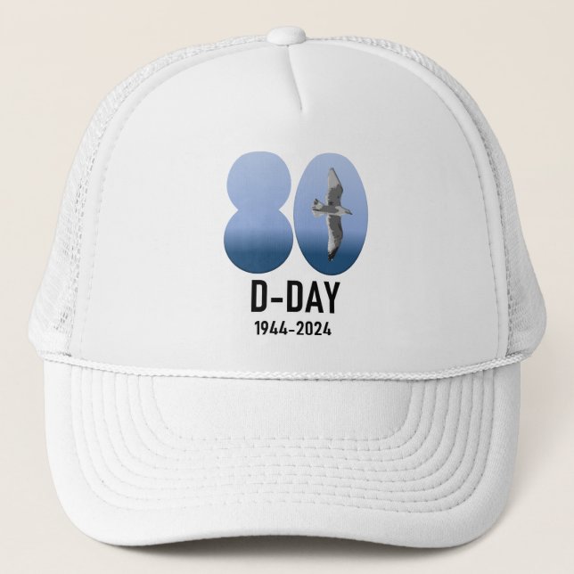 Gorra De Camionero D-Day 80 - 1944-2024 (Anverso)