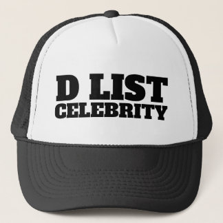 GORRA DE CAMIONERO D LIST CELEBRITY