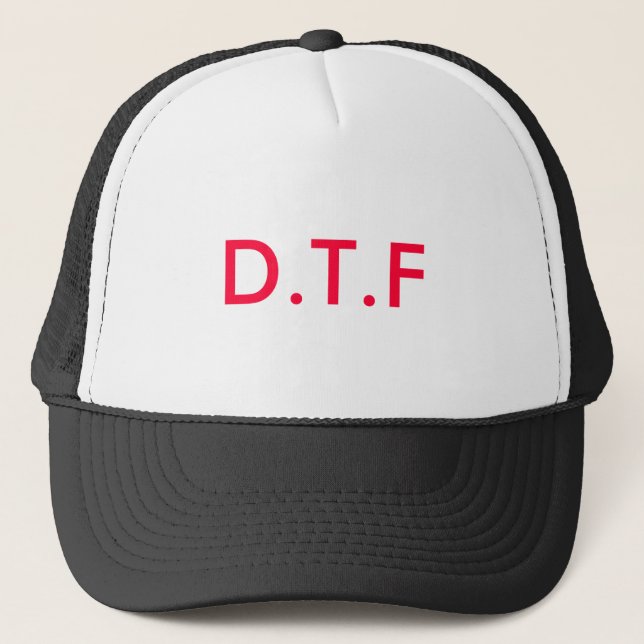 GORRA DE CAMIONERO D.T.F (Anverso)