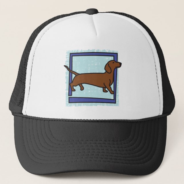 Gorra De Camionero Dachshund (Anverso)