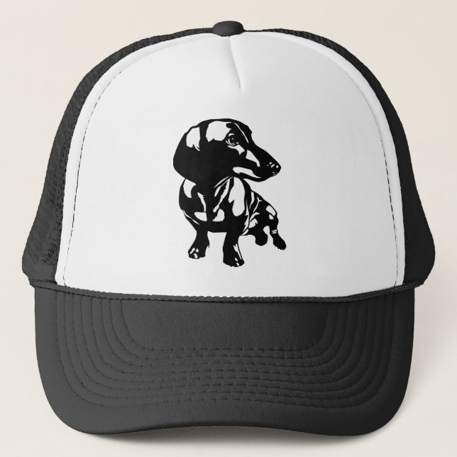 Gorra De Camionero Dachshund (Anverso)