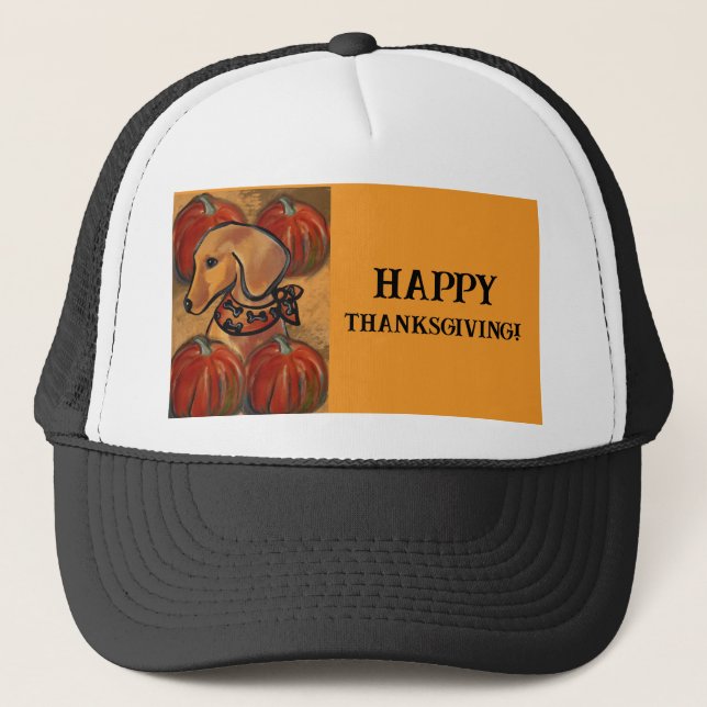 GORRA DE CAMIONERO DACHSHUND (Anverso)