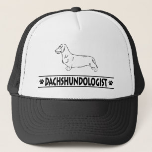Gorra De Camionero Dachshund Humorístico de Pelo Duro