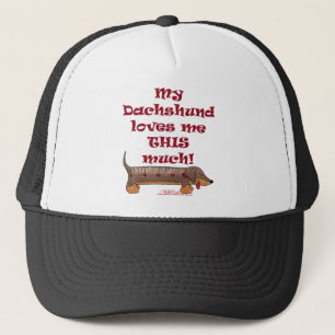 Gorra De Camionero Dachshund Love Meter
