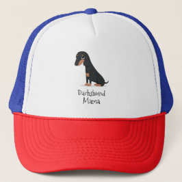Gorra De Camionero Dachshund Mama
