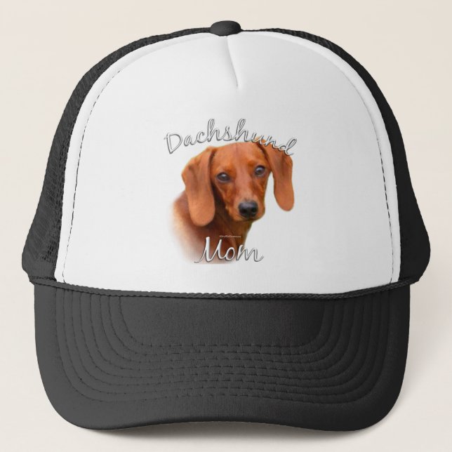 Gorra De Camionero Dachshund Mom 2 (Anverso)