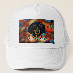 GORRA DE CAMIONERO DACHSHUND SOUTHWESTERN ART